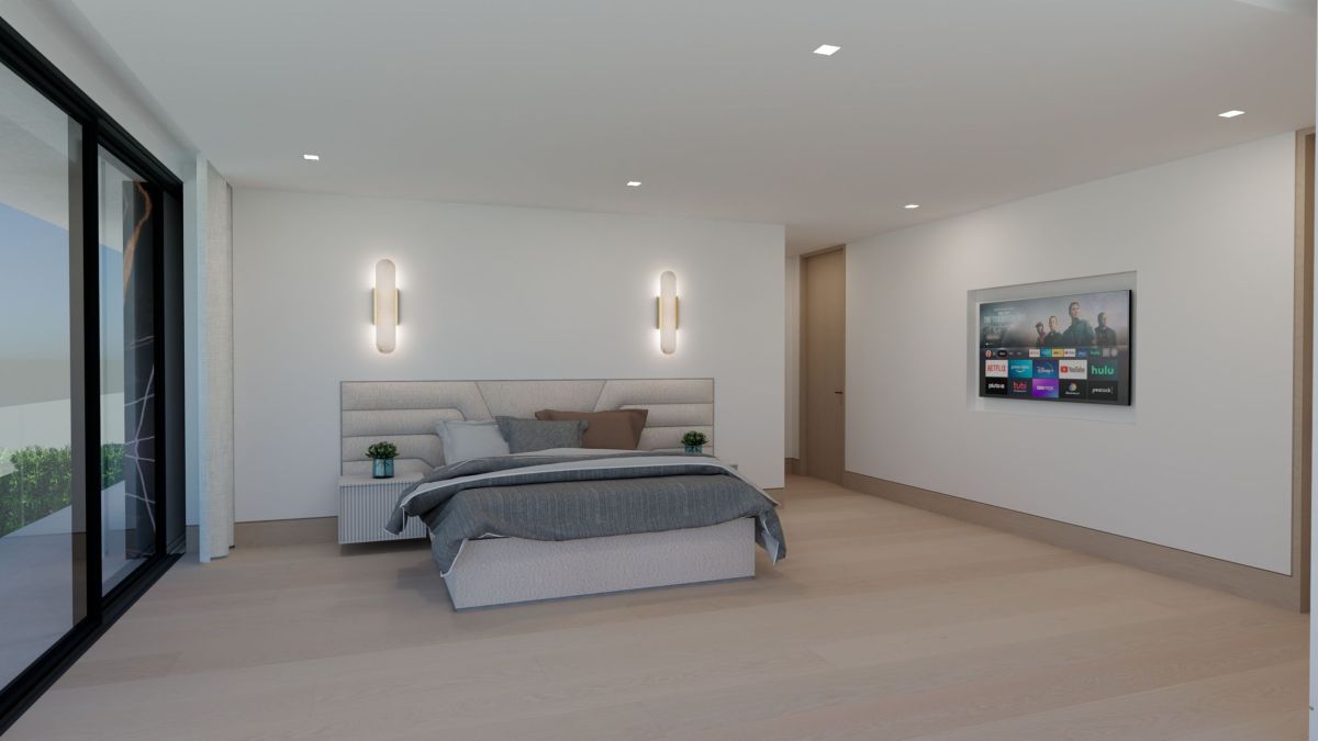 Rendering for Mansion at Beverly Drive in Beverly Hills, Bathroom