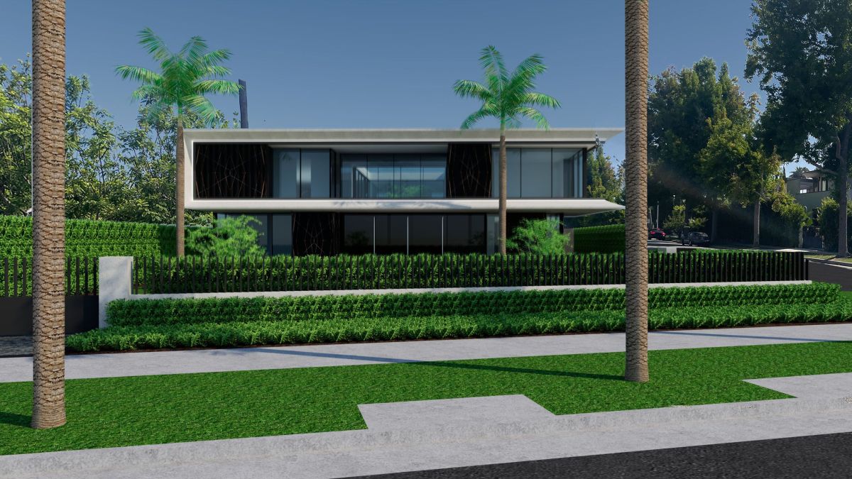Rendering for Mansion at Beverly Drive in Beverly Hills