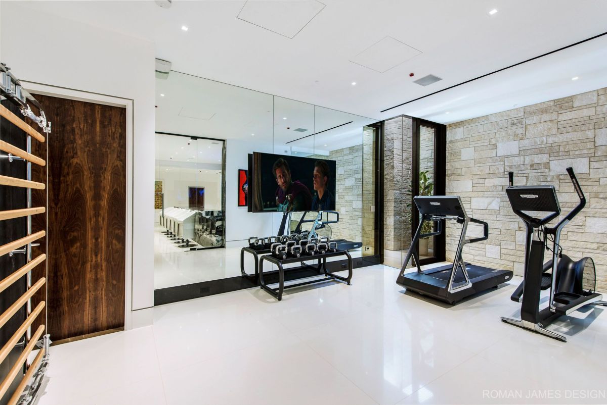 Canon Drive Modern Mansion Gym