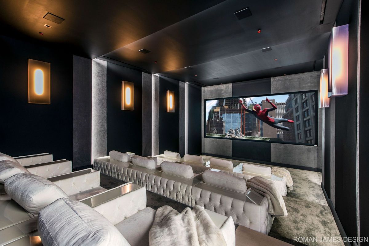 Canon Drive Modern Mansion Movie Theatre