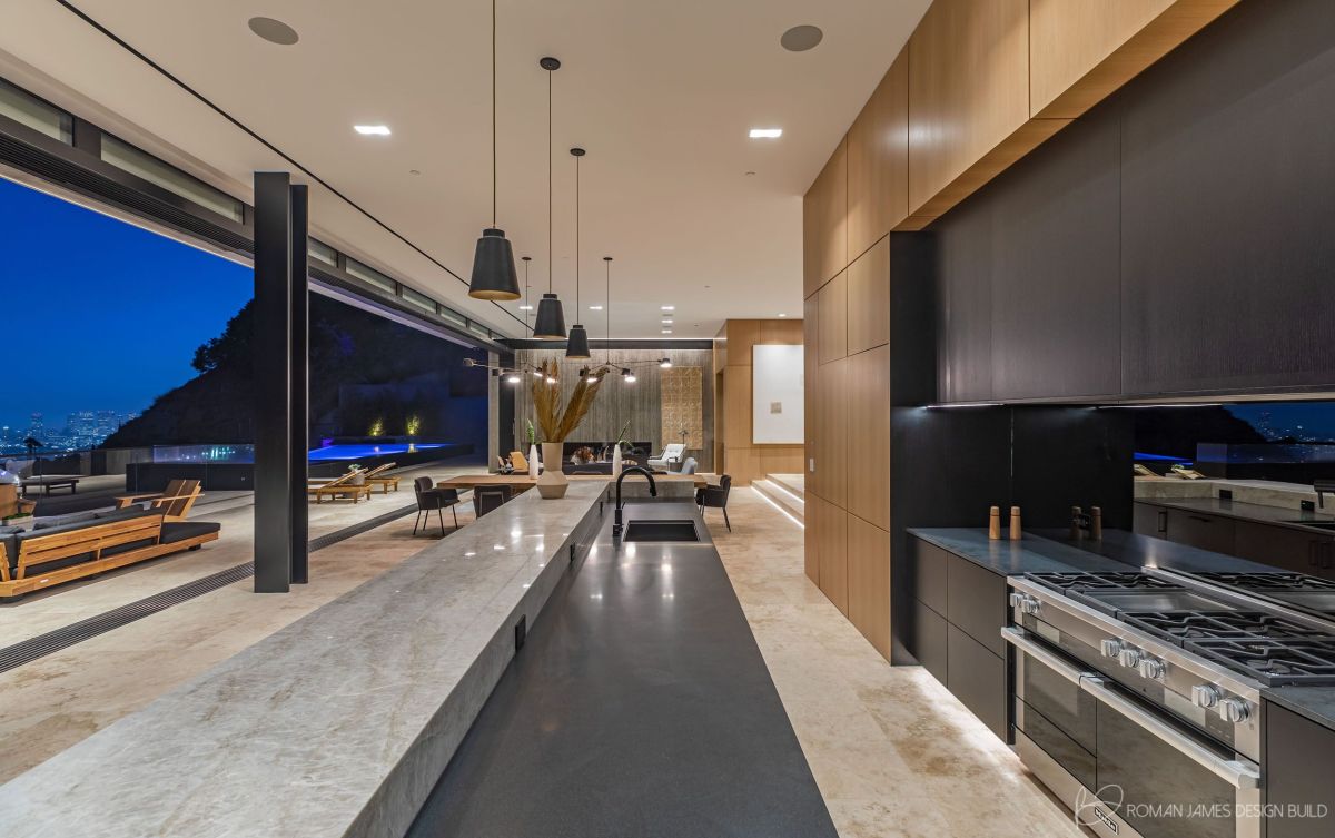 Sunset View Living room outdoor kitchen